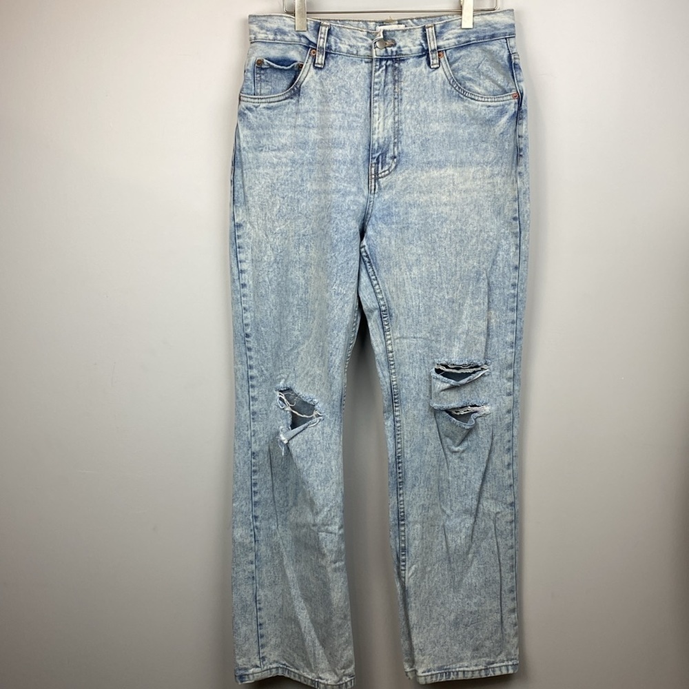 RETROD • High Waist 90s baggy Leg Denim Jeans